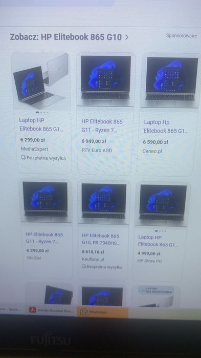 HP EliteBook 865 G10 Ryzen5,DDR5 16gb, 512m2  ssd, Win11 Pro. Jak Nowy