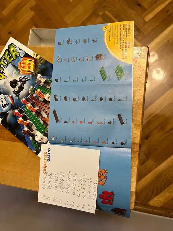 Monster 4 LEGO 3837 gra planszowa na klocki zapasowe