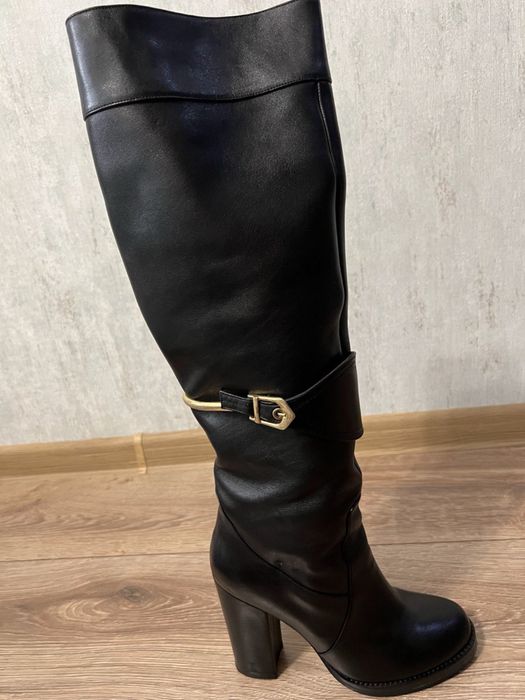 Чоботи осінь,натуральна шкіра