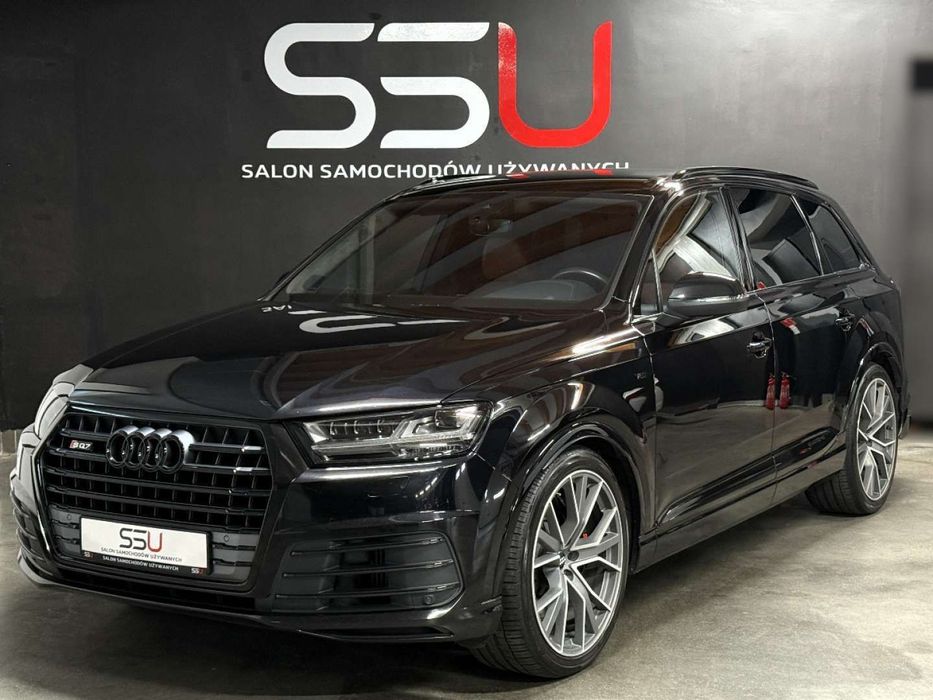 Audi SQ7 4.0 V8 TDI 435 KM B&O Matrix LED Alu 22 Salon PL Bezwypadkowy //SSU//