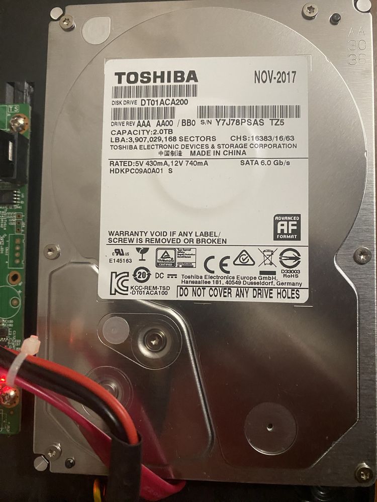 Жосткий диск Toshiba DT01ACA200