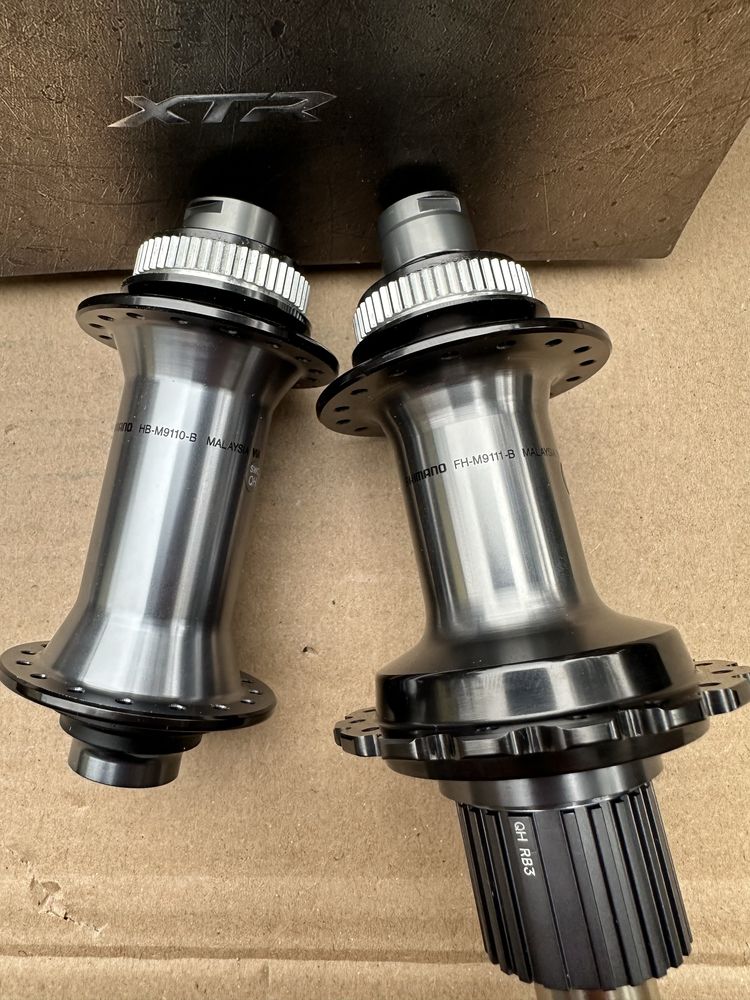 Nowe piasty Shimano XTR FH-M9111-B + HB-M9110-B 32H Boost 12s