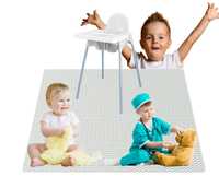 Mata wodoodporna dla dziecka pod krzesełko dla dziecka mata na zabawki