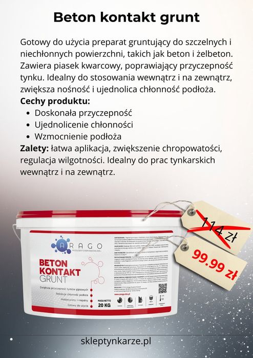 Grunt Beton Kontakt! Promocja!