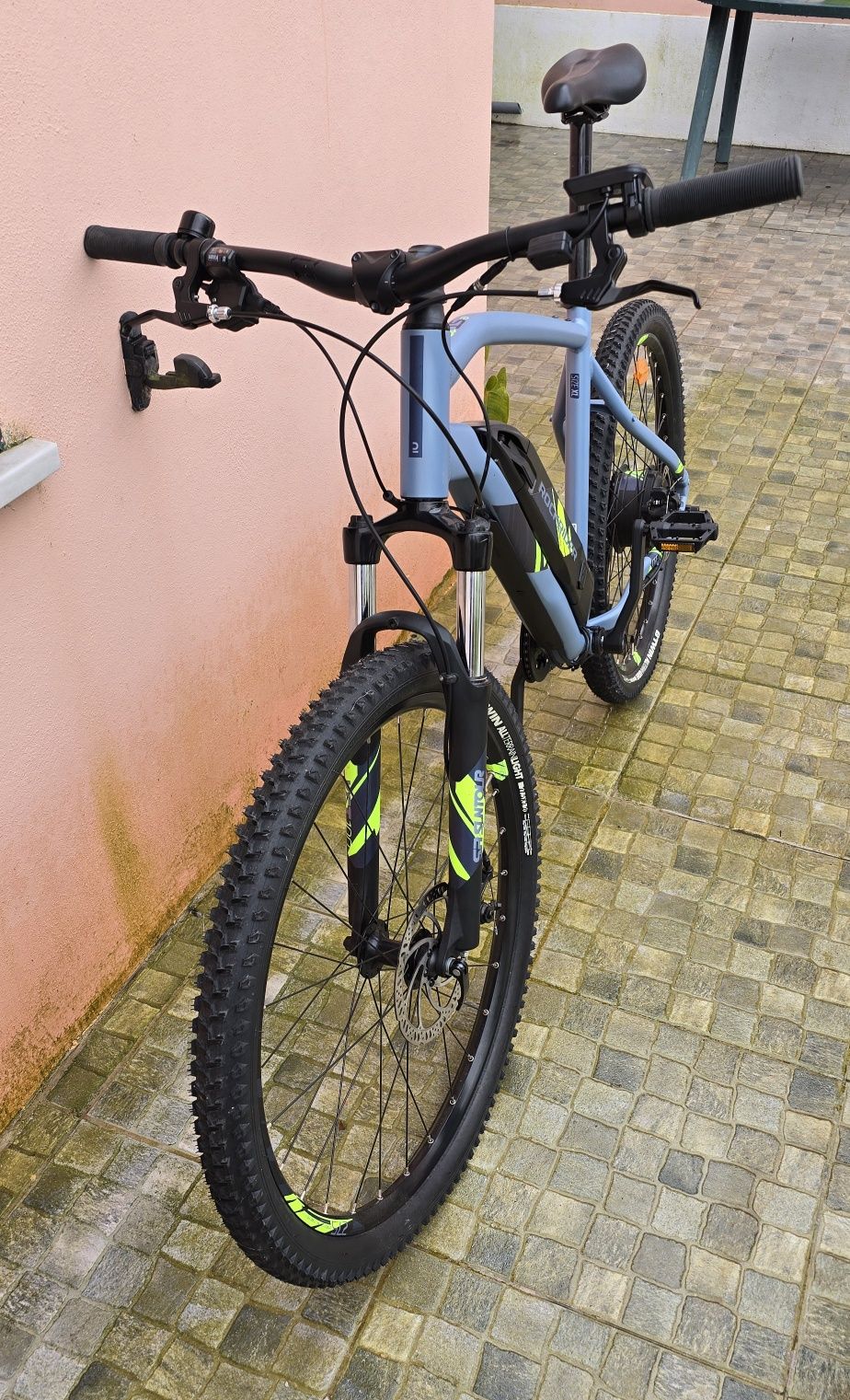 Bicicleta eléctrica semi rígida 27,5” E ST 100 Azul