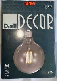 Żarówka dekoracyjna LED Diall Decor E27 806 lumen 2700K NR P.B.2
