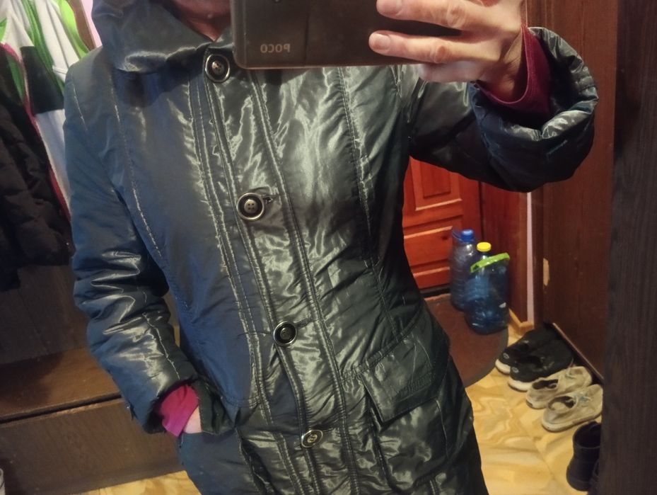 Куртка-пальто р.46 (М) женская