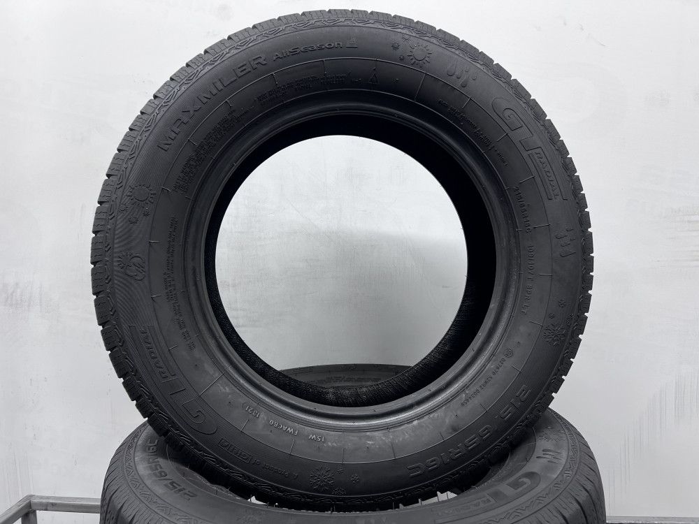 2шт всесезонні 215/65/R16C 7,9мм 2021р GT-Radial Maxmiler All Season