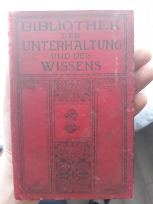 Bibliothek der Unterhaltung und des Wissens 1908. Stara książka antyk