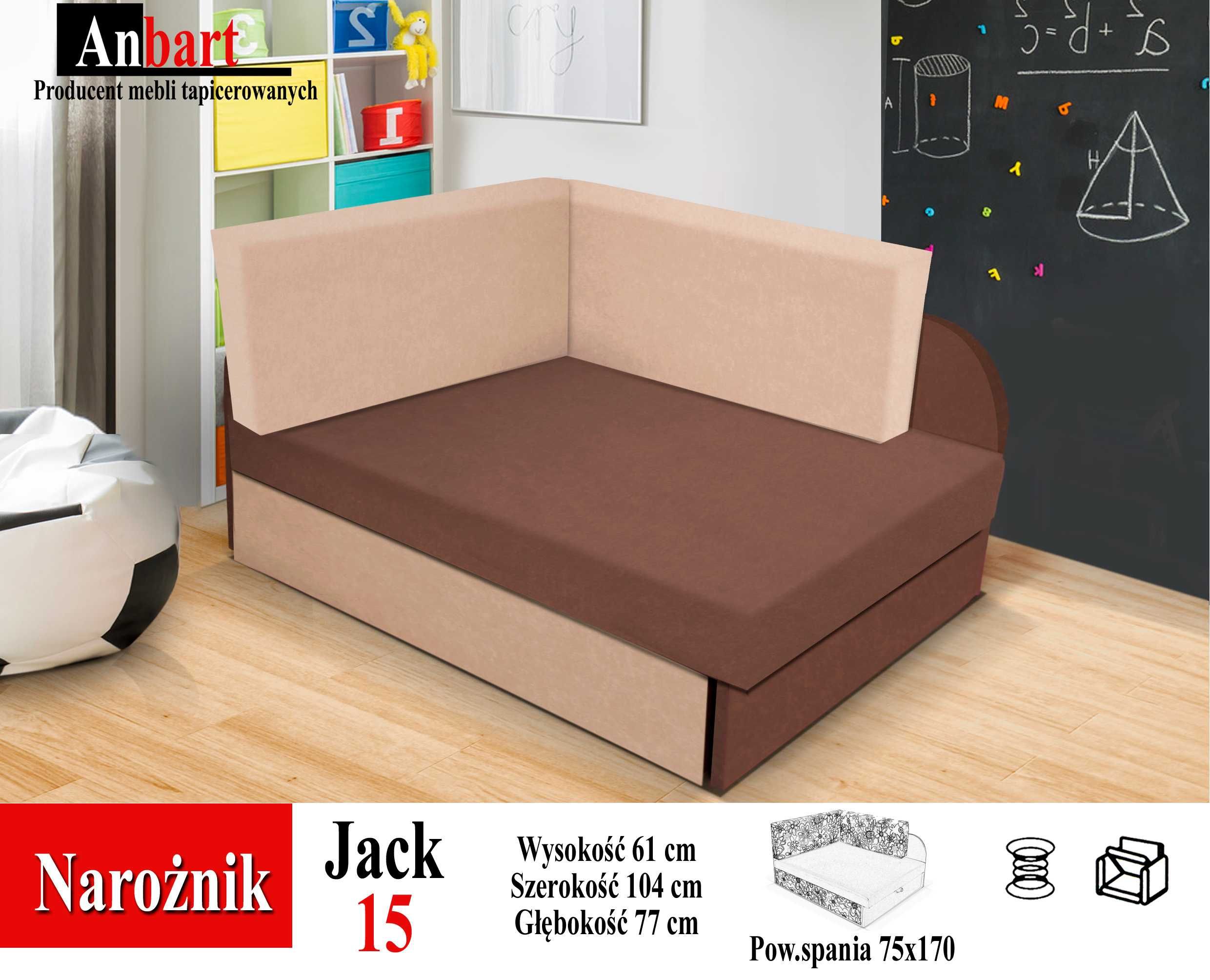 Łóżeczko Kubuś Narożnik DZIECIĘCY Sofa Z Funkcją Spania