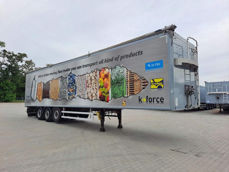 Kraker K-Force  ROK PROD. 2023 Używana naczepa z ruchomą podłogą Kraker