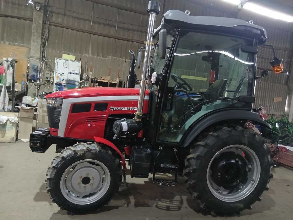 Мінітрактор Скаут ТЕ- 504С Кондиціонер Кабіна Компресор Радіальні шини