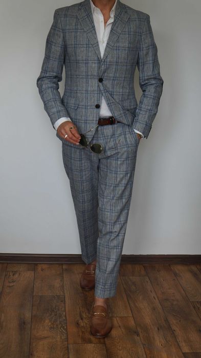 Garnitur Reserved Rozmiar S Kolor Szary krata