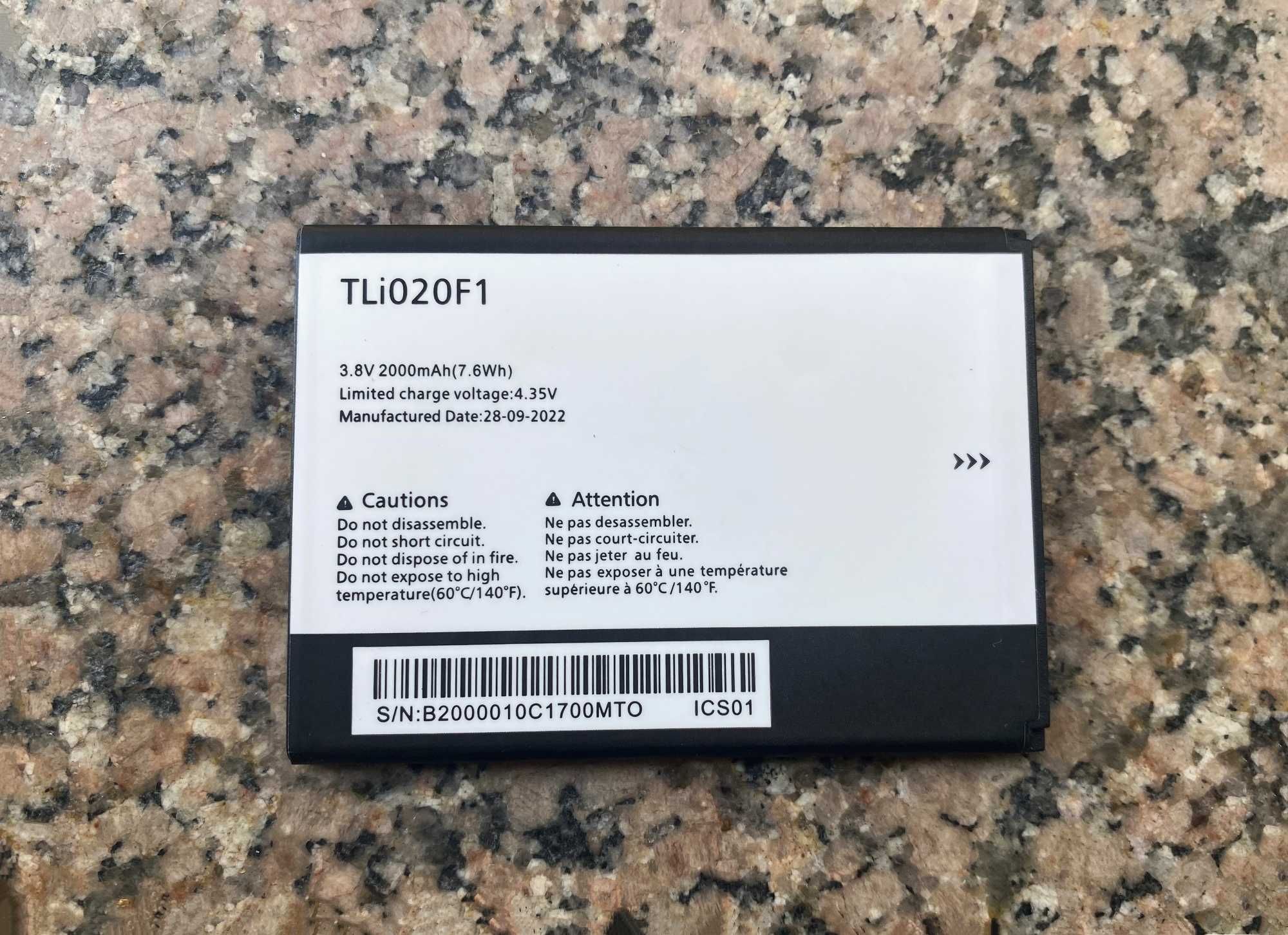 Bateria para Alcatel Pop C7 /Pixi 4/ Vodafone Turbo 7 /Alcatel U5/Etc.