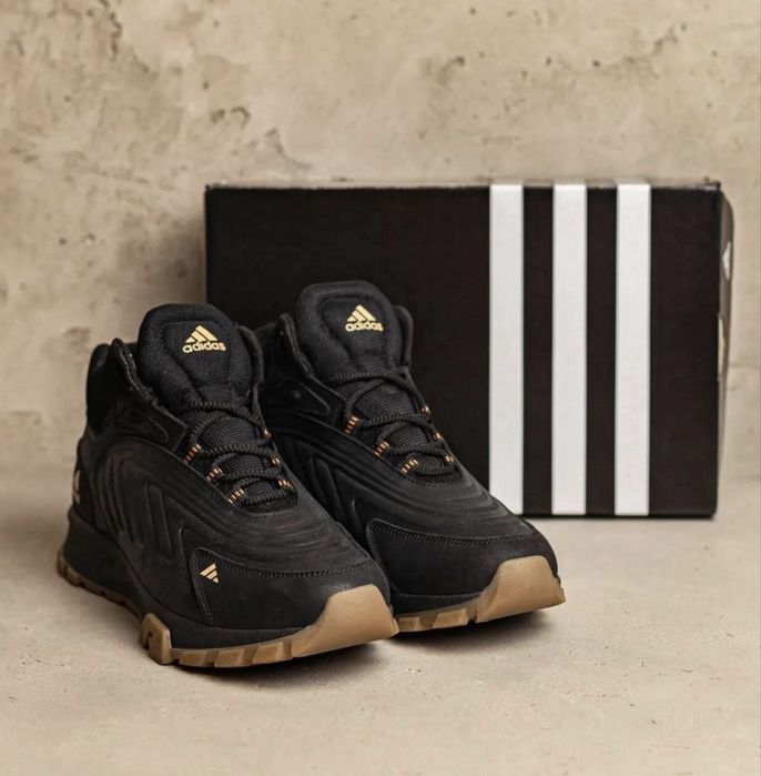 Чоловічі зимові шкіряні кросівки Adidas