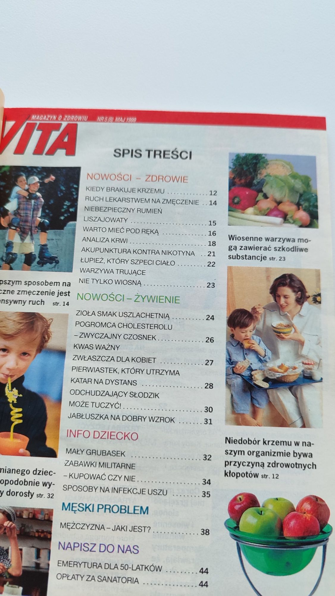 Vita magazyn o zdrowiu 5/1999, Vita Pokonaj cholesterol 4/2002