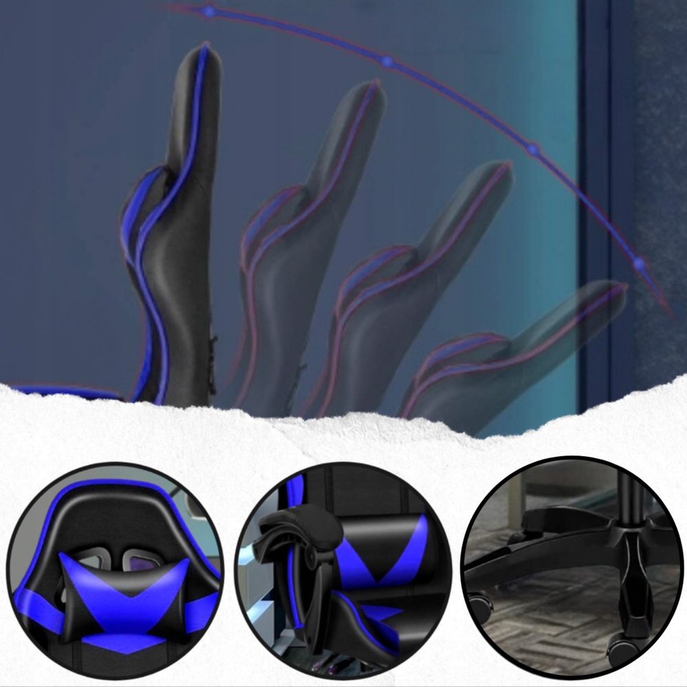 Super fotel gaming gowe + masaż