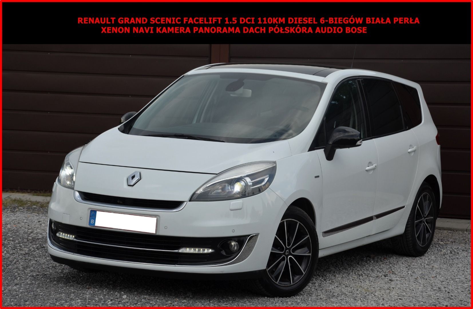 Renault Grand Scenic Lift 1.5 DCI 110KM 6-Biegów Navi Bose Panorama