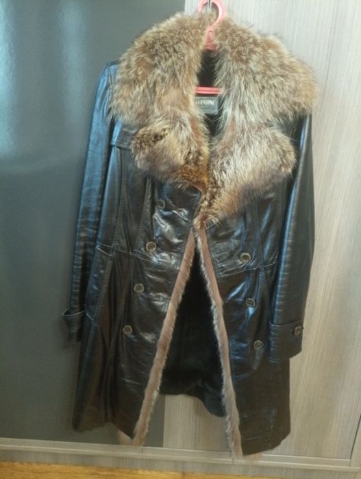 Кожаная дублёнка Valentini