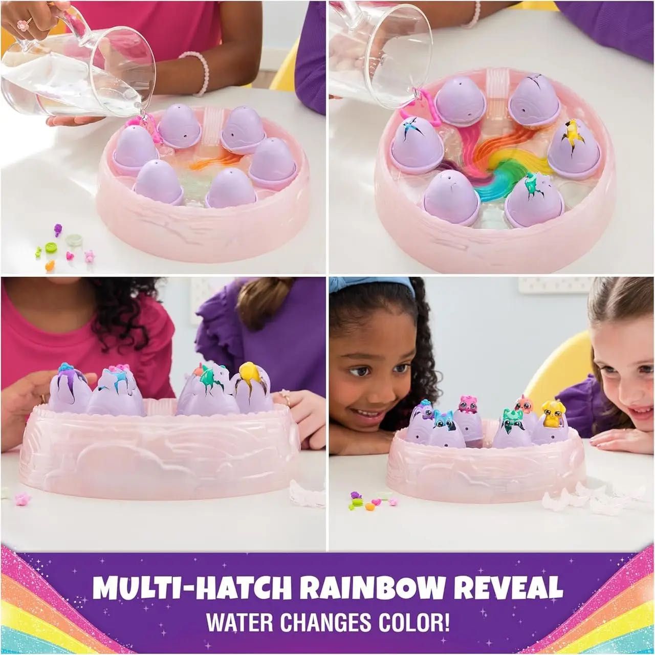 Набор хачималс 6 фигурок в яйцах Hatchimals Alive Rainbow Hatchery