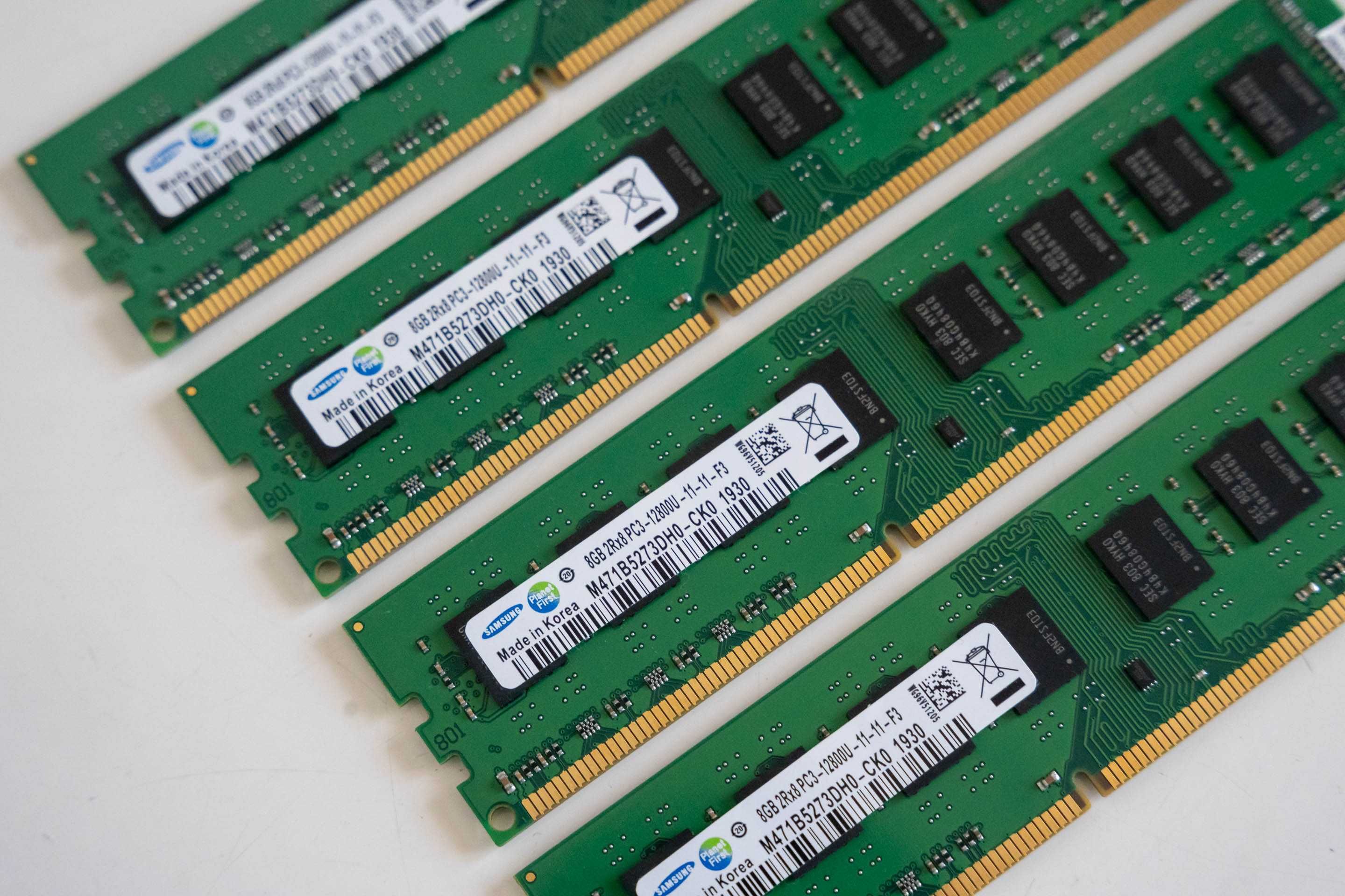Pamięć RAM 4x 8GB DDR3 DIMM Samsung 1600 MHz
