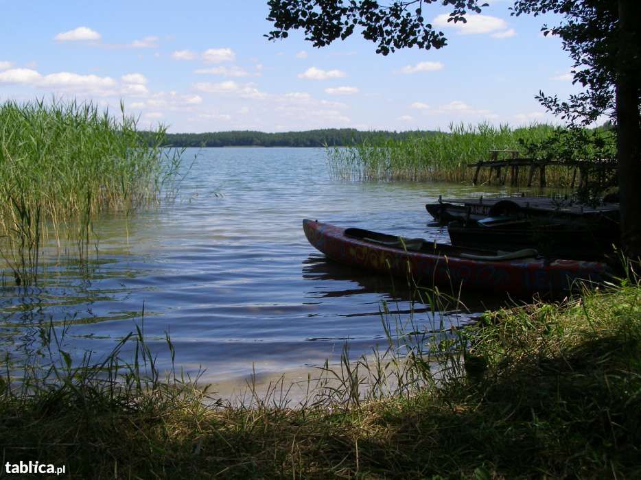 Sezon 2024 Piękny Domek letniskowy nad samym jeziorem Mazury Leleszki