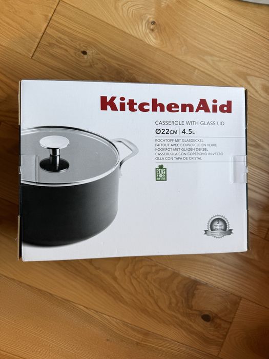 Каструля KitchenAid 4.5 л 22 см — нова, індукційна, оригінал
