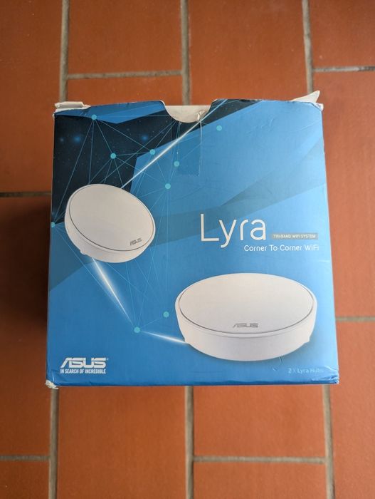Dois Rotedores Mesh Wi-Fi Asus Lyra