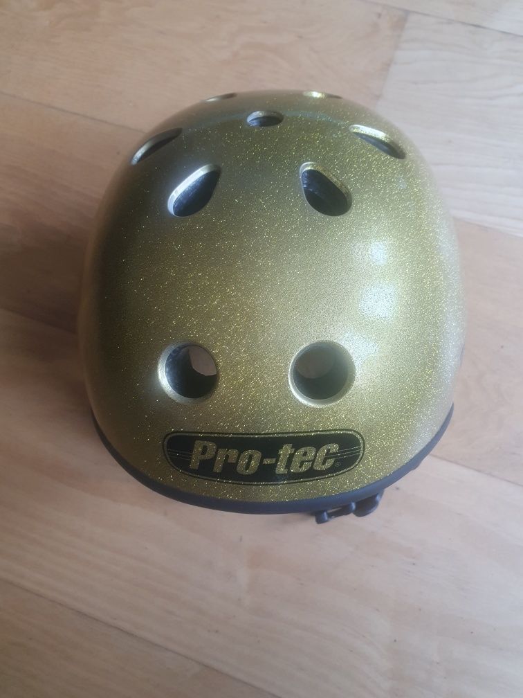 Pro-tec fullcut Zloty 54-56 mm kask rolki deskorolka bmx