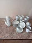 Porcelanowy serwis do kawy / 12 osób