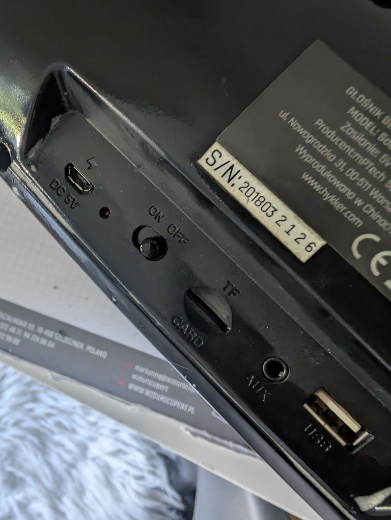 Głośnik bluetooth bezprzewodowy hykker