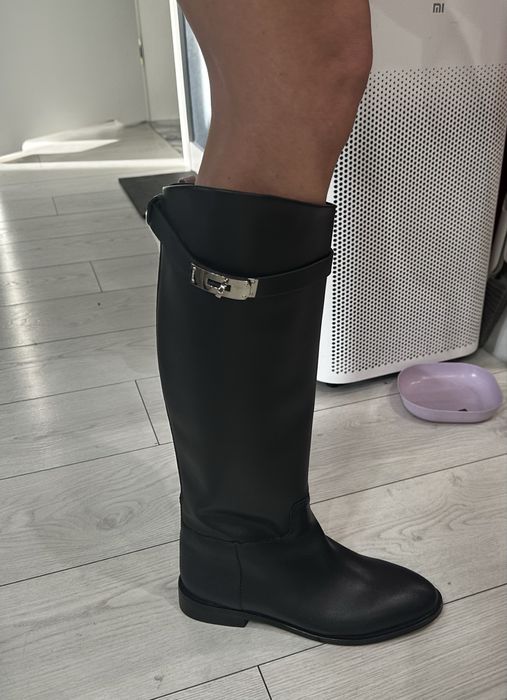 Kozaki wciagane skora naturalna 38 nowe