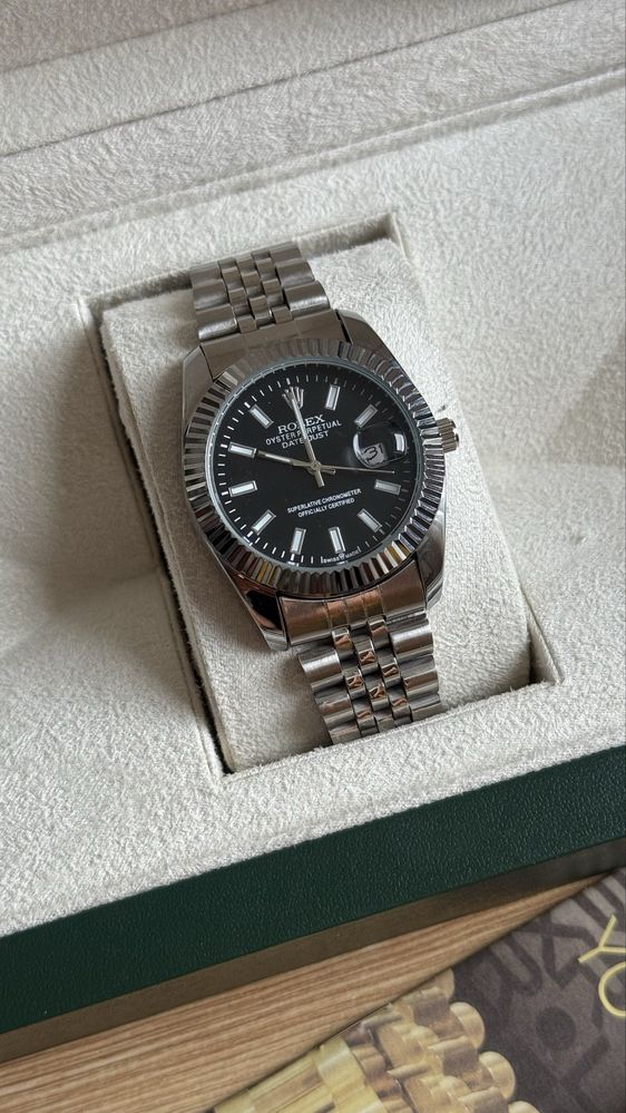Rolex datejust oyster perpetual 36mm + box i dokumenty zegarek na reke