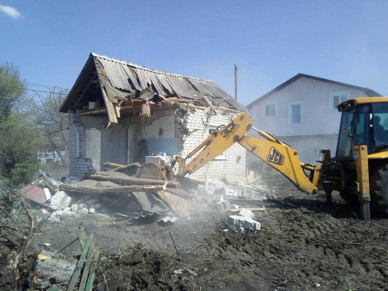 Зачистка ділянки. Демонтажі. Септики, Будівельні роботи, Каналізація.