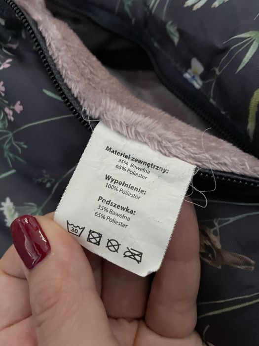 Tini Mini regulowany śpiworek do wózka - torba mufka leśny wzór