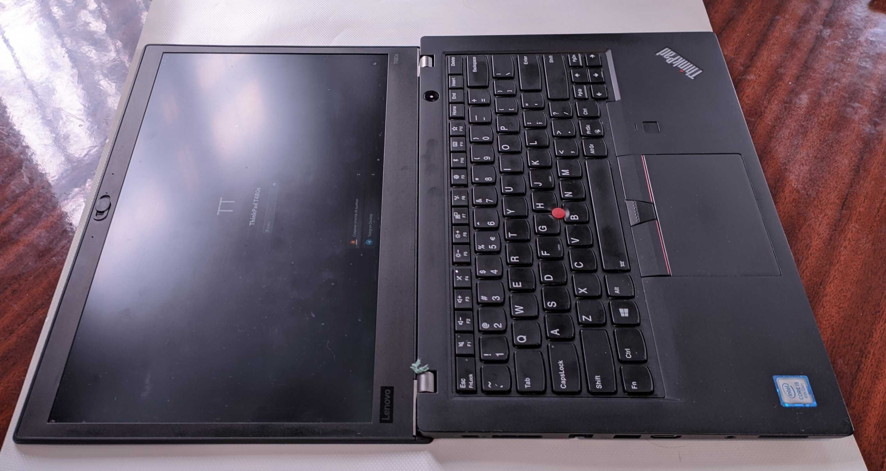 Наднадійний ультрабук ThinkPad T480s 3G, 8Gb RAM, 256Gb SSD, i5-8350U