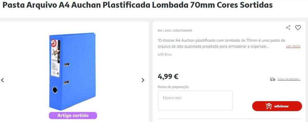 Capas Dossier A4 - Plastificadas, Reforçadas, AMBAR, etc.