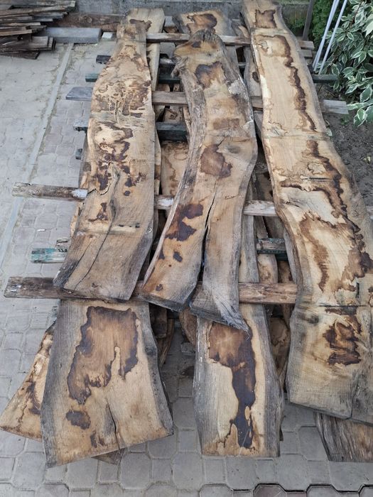 Monolit, foszt, blat dębowy, lite drewno