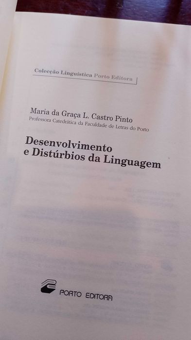 Desenvolvimento e Distúrbios da Linguagem - Maria da Graça L. C. Pinto