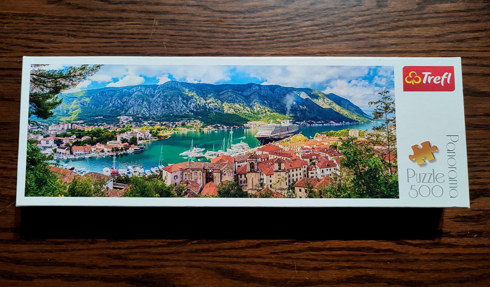 Puzzle Trefl 500 elementów panorama Kotor Czarnogóra nr 29506