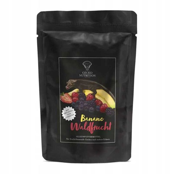 Owocowy pokarm dla gadów Gecko Nutrition banan i owoce jagodowe 50 g.
