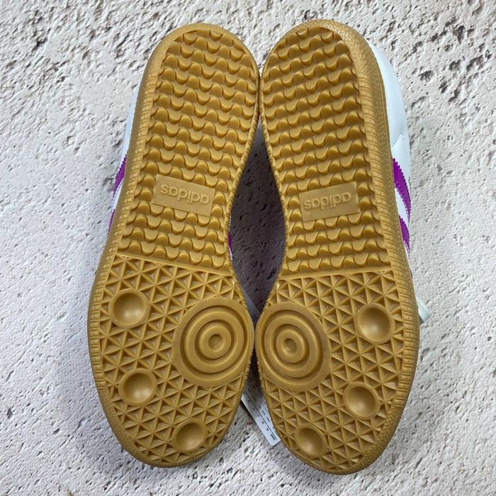оригінал ih2873 нові жіночі кеди adidas casual samba og white/purple