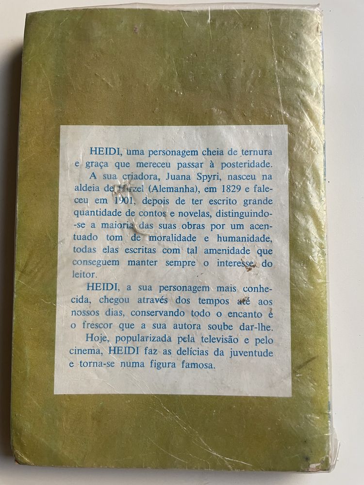 Heidi “Uma nova amiga”, livro de 1976