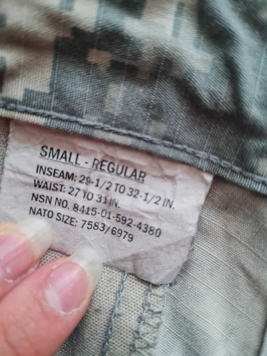 Spodnie Mundur Small Regular US Army UCP ACU