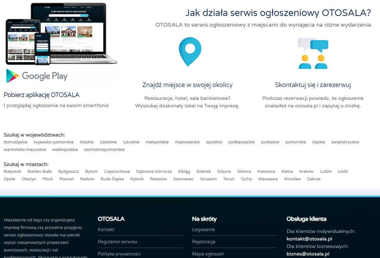 Sprzedam biznes online, firmę,  serwis ogłoszeniowy otosala.pl