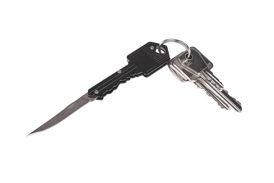 Nóż GUARD Key Knife, nóż składany w kluczu czarny