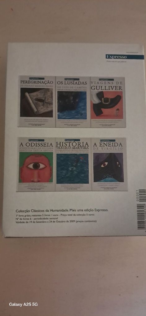 Tres colecoes de livros como novas