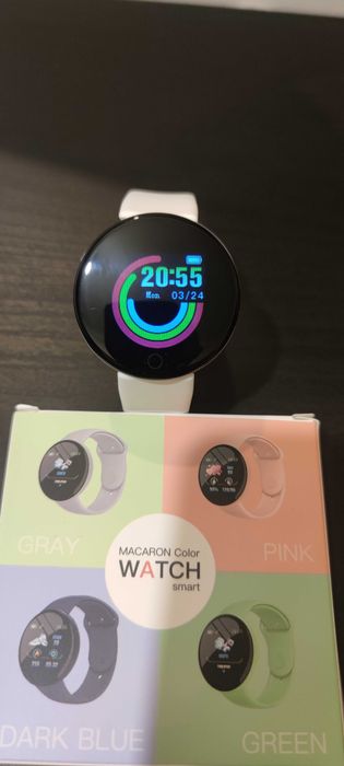 Smartwatch D18 branco