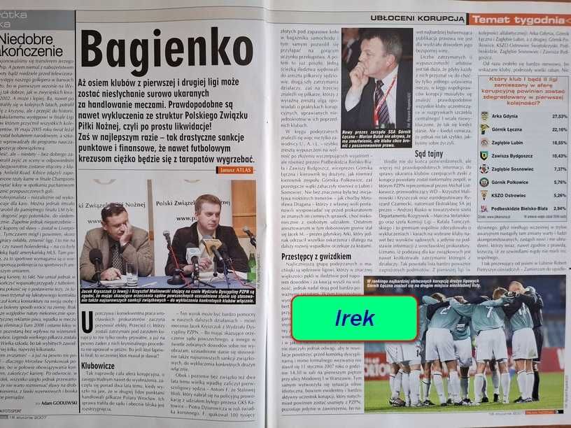 Tygodnik "Piłka Nożna" - rocznik 2007