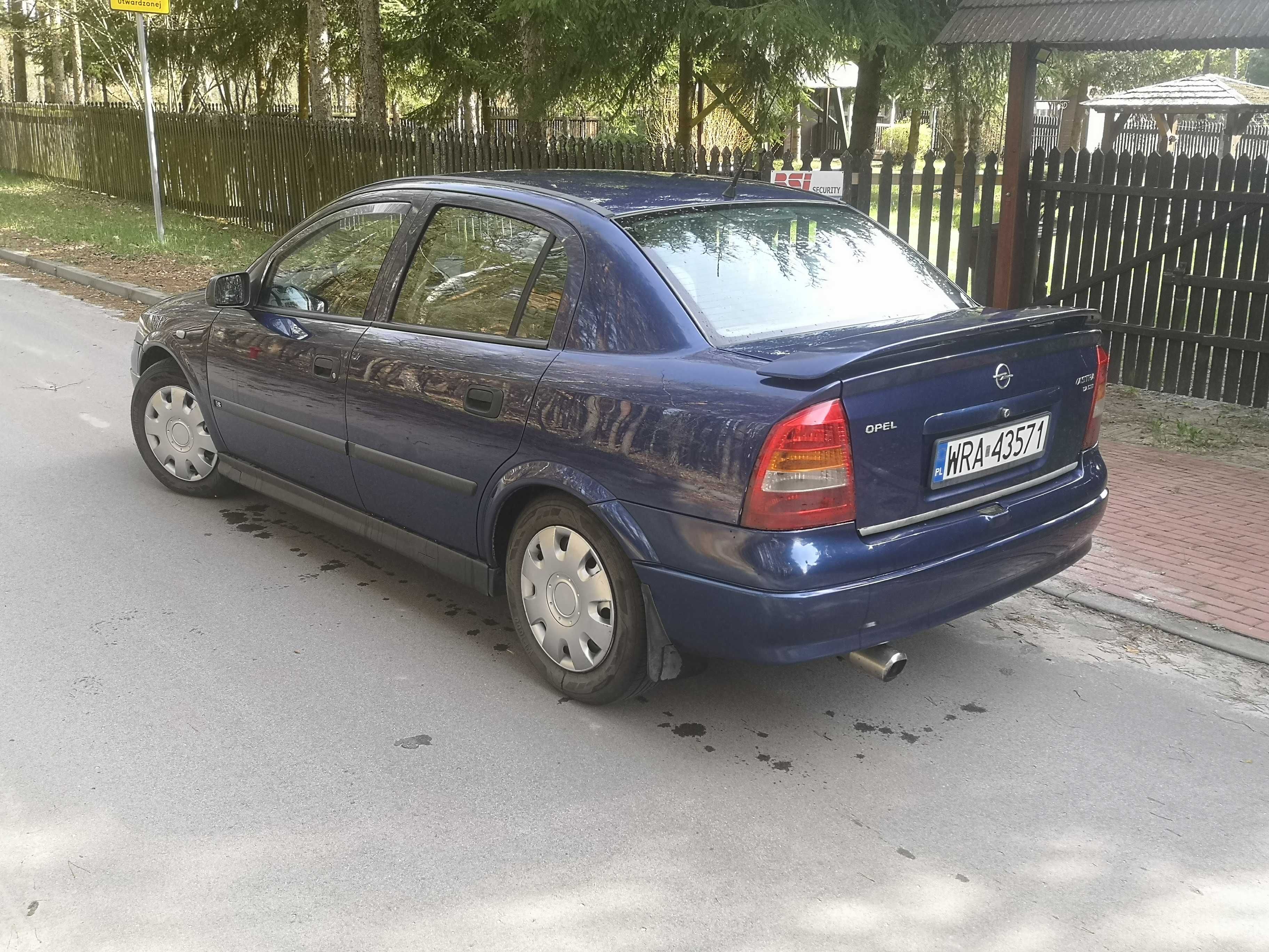 2003 OPEL ASTRA 1.7 DTI 75 KM KLIMA, ABS długie opłaty Faktura